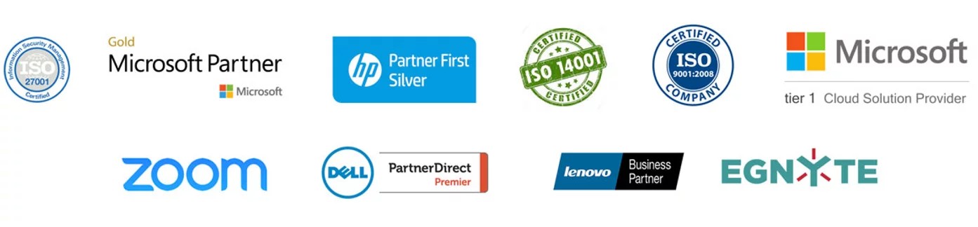 Our IT Partners and their logos